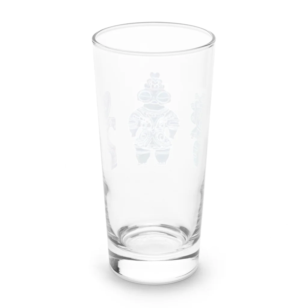 hiromashiiiの土偶三姉妹 Long Sized Water Glass :back