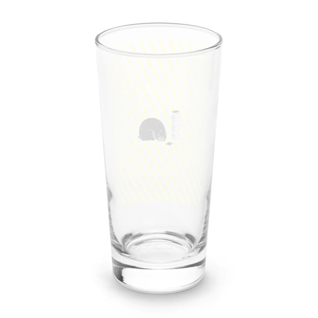 サトウノリコ*のブックマさん Long Sized Water Glass :back