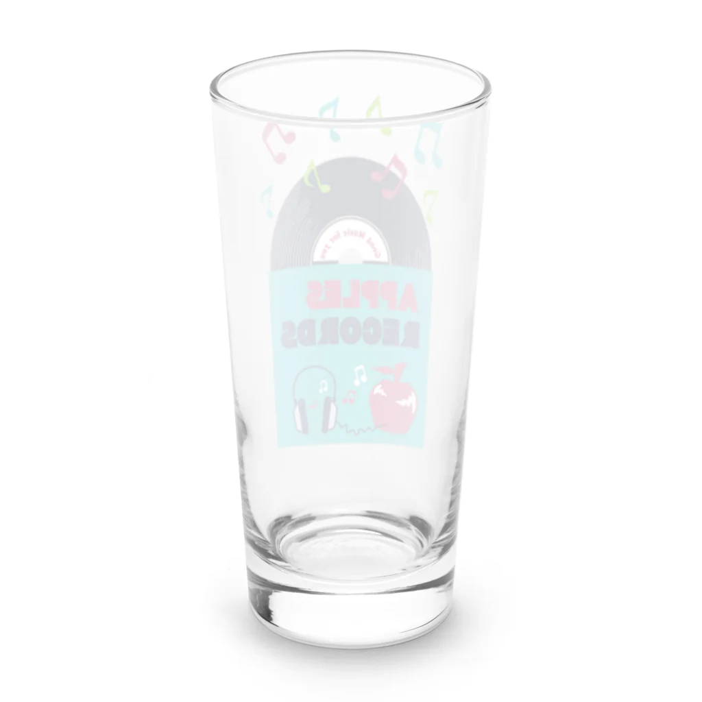 キッズモード某のアップルズレコード Long Sized Water Glass :back