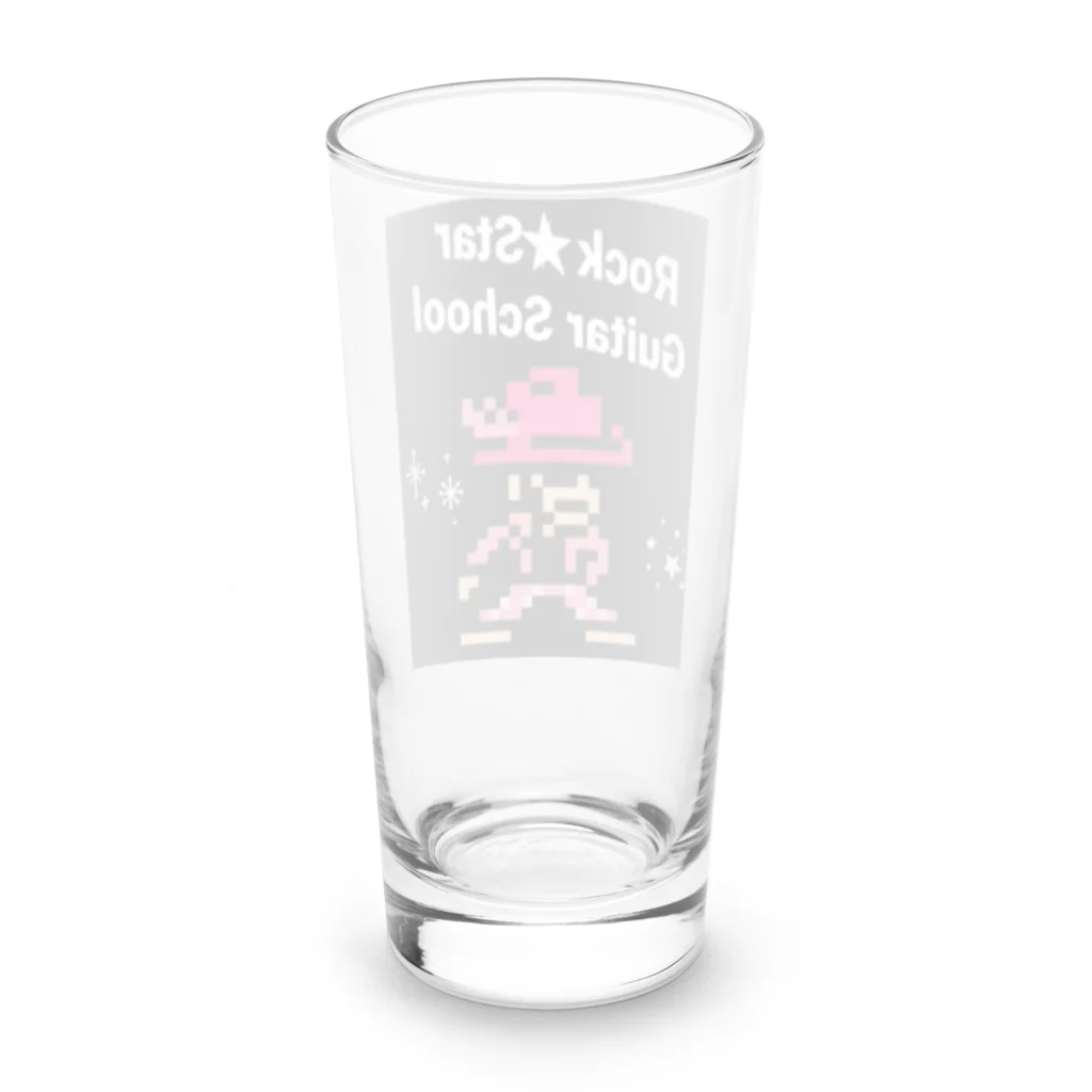 Rock★Star Guitar School 公式Goodsのロック★スターおしゃれアイテム Long Sized Water Glass :back