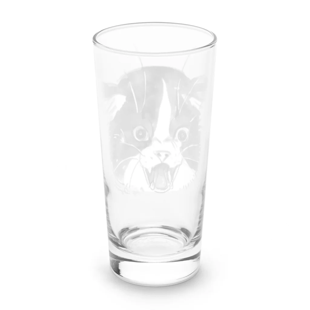 IZ_sketchのゆるさぬ猫 Long Sized Water Glass :back