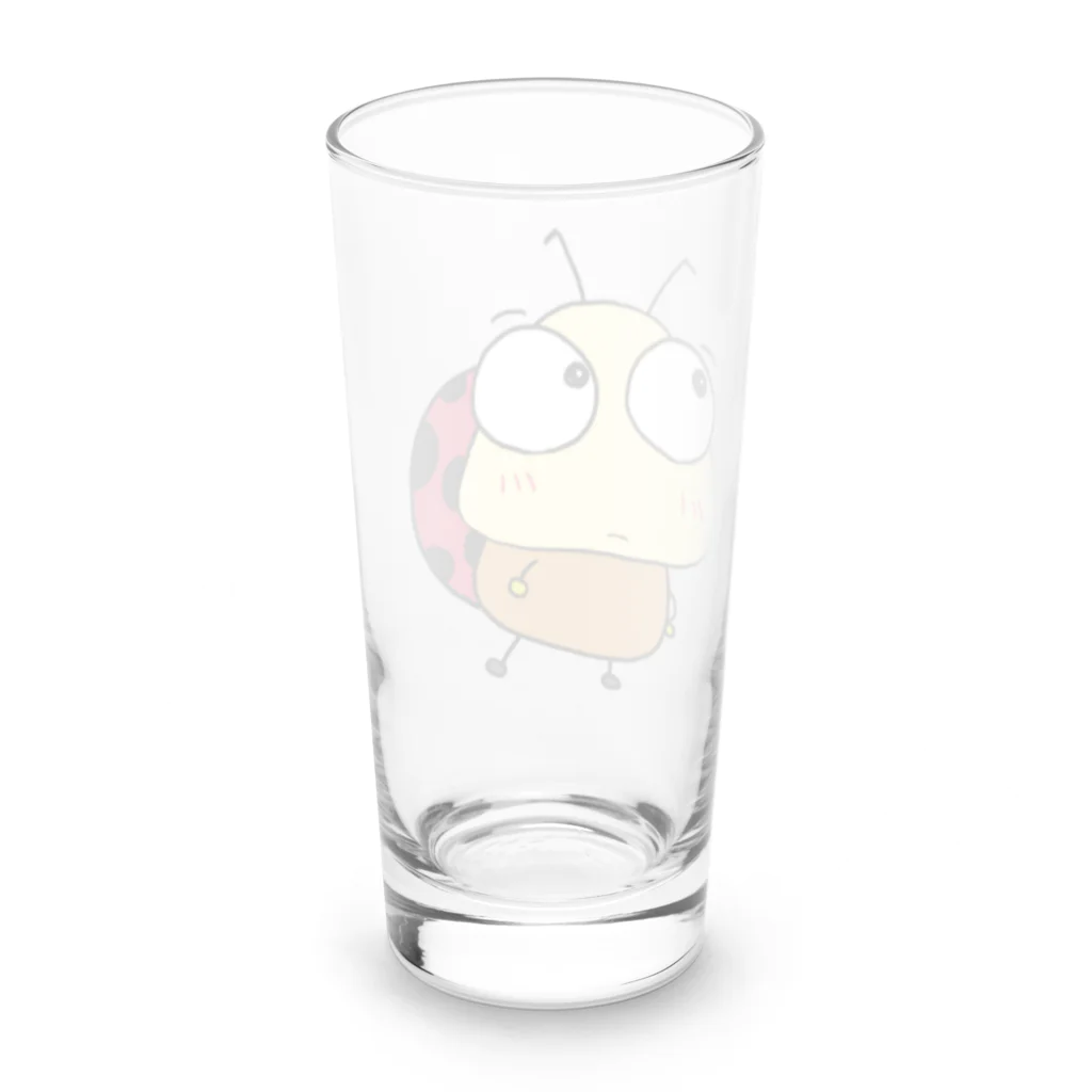 ぺけ丸のてんとうむし Long Sized Water Glass :back