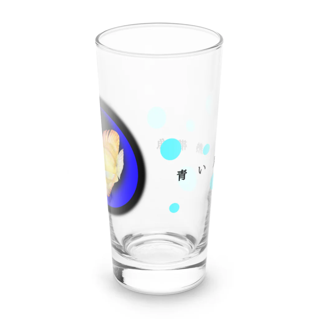 idumi-artの青い月と熱帯魚🐠 Long Sized Water Glass :back