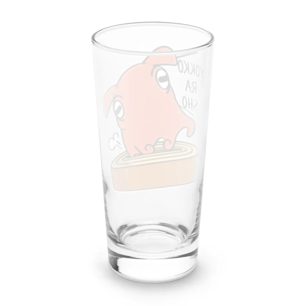 イラスト MONYAAT のCT95バウムバウムなメンダコB Long Sized Water Glass :back