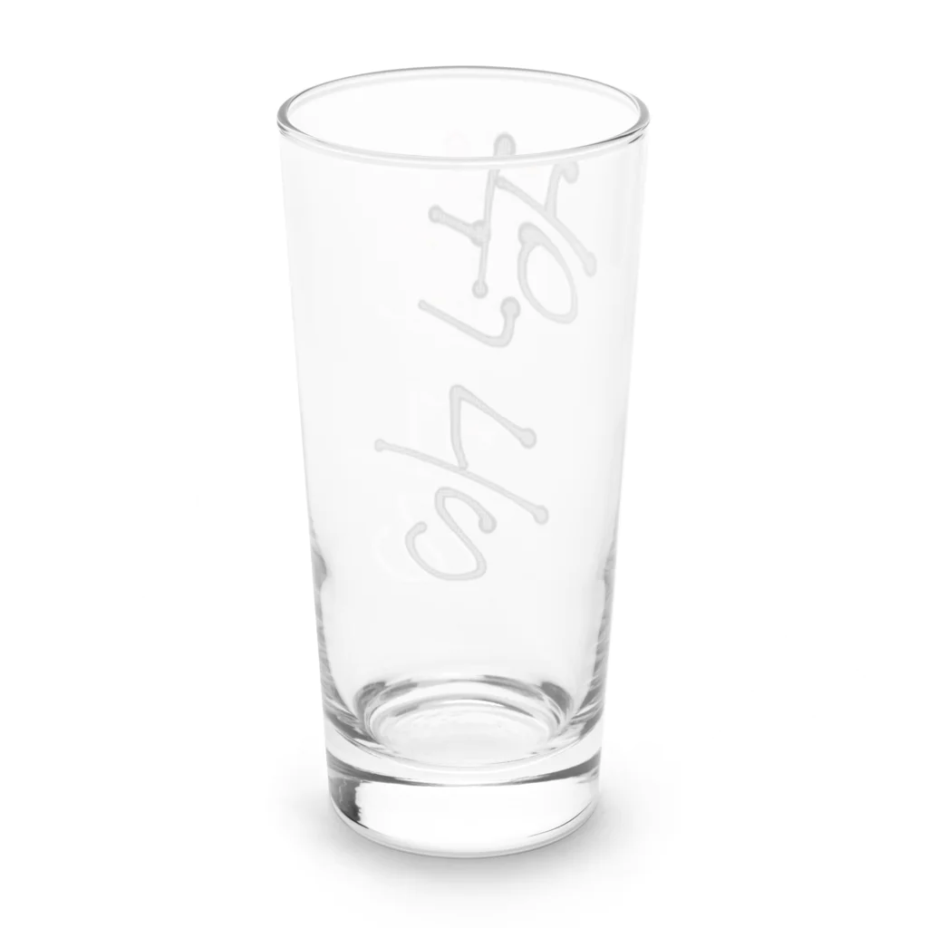 LalaHangeulの한글 Long Sized Water Glass :back