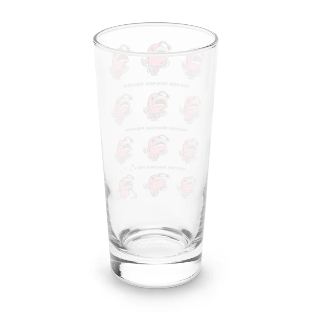 イラスト MONYAAT のCT115 海の底のあんこ姫*まだまだいける*ミニミニ Long Sized Water Glass :back