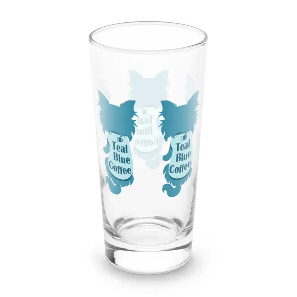 Teal Blue Coffeeのなに？ 並んだVer. Long Sized Water Glass :back