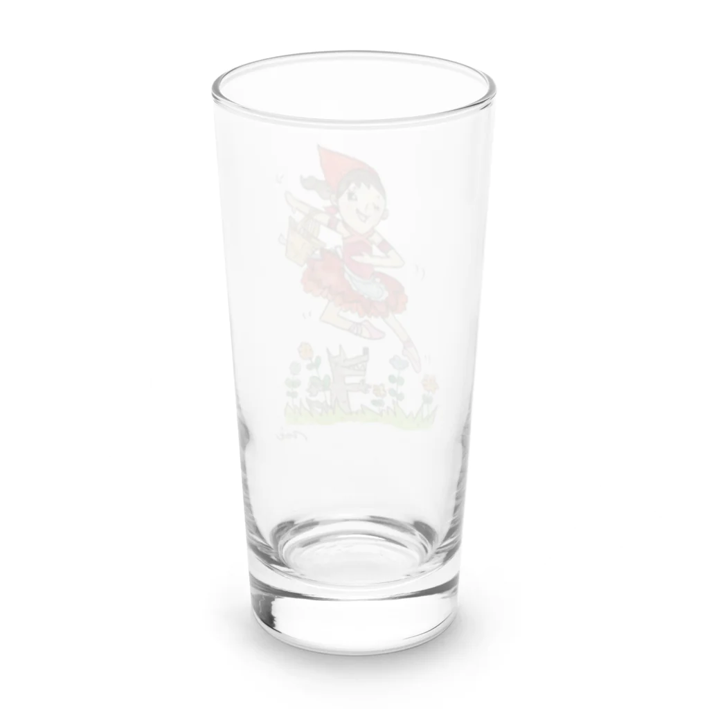 NoenoeMagicの赤ずきんとロシアンオオカミ Long Sized Water Glass :back