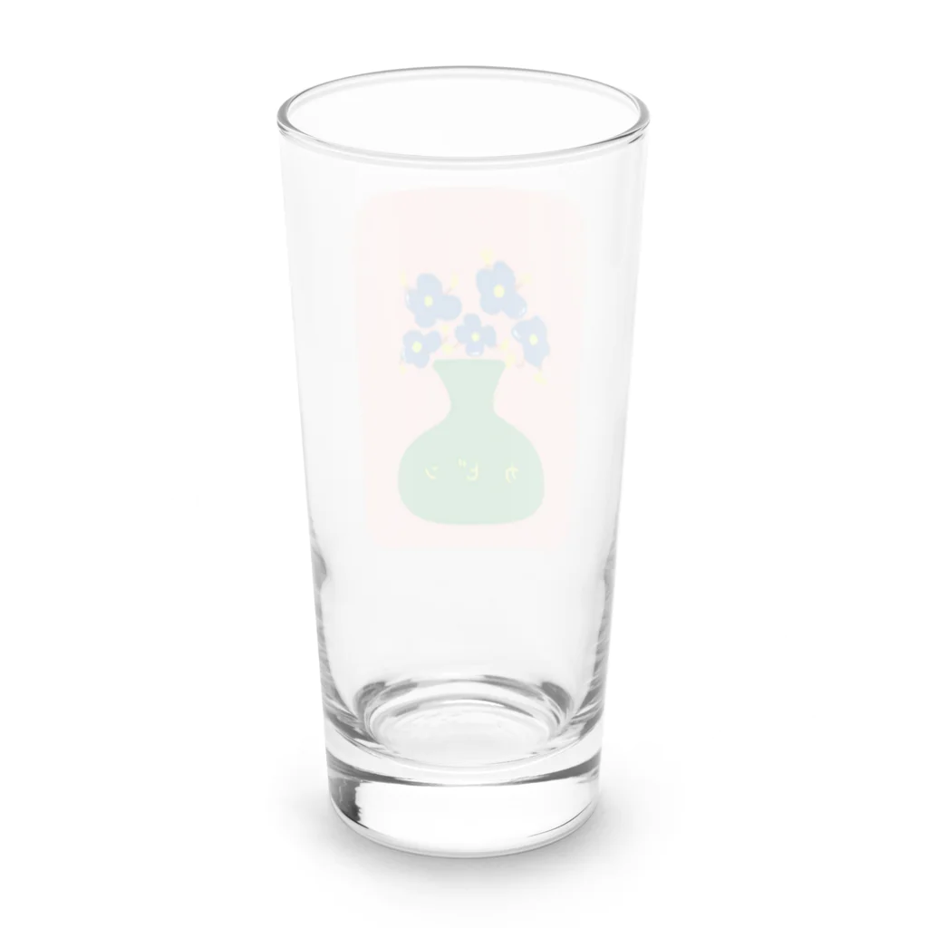 オイカワのショップのお花たち Long Sized Water Glass :back