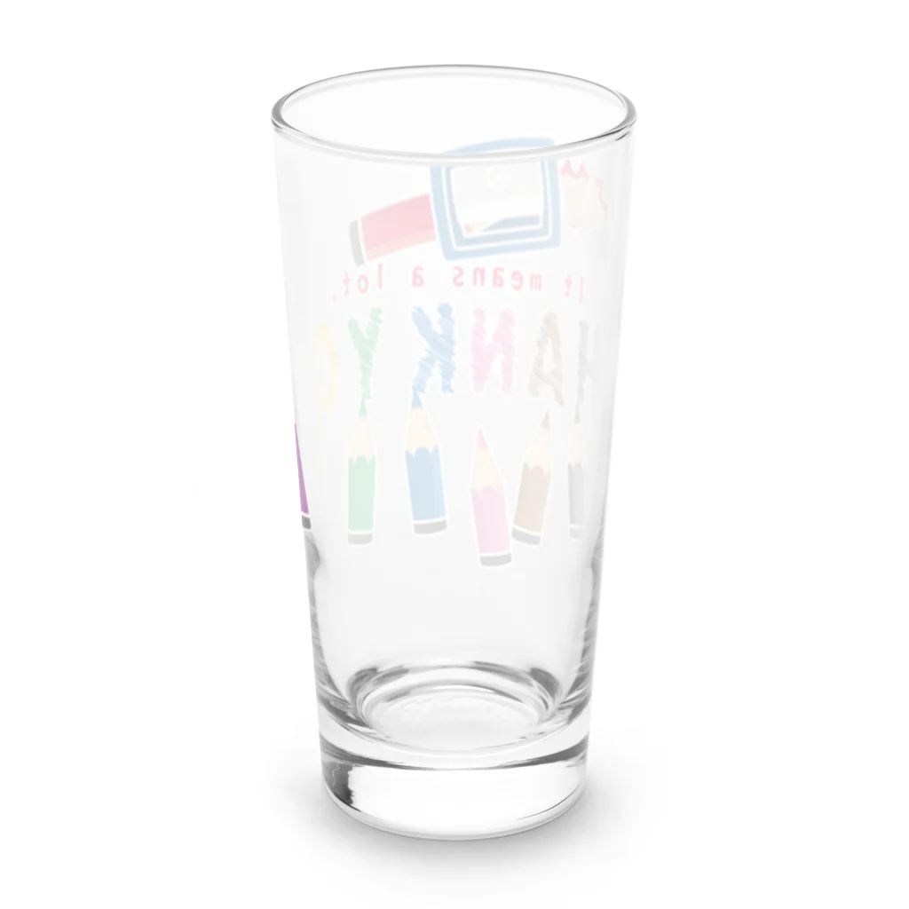 イラスト MONYAAT のCT155　ちびた色鉛筆*B Long Sized Water Glass :back