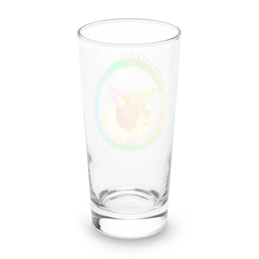 『NG （Niche・Gate）』ニッチゲート-- IN SUZURIのOrdinary Cats04h.t.(春) Long Sized Water Glass :back