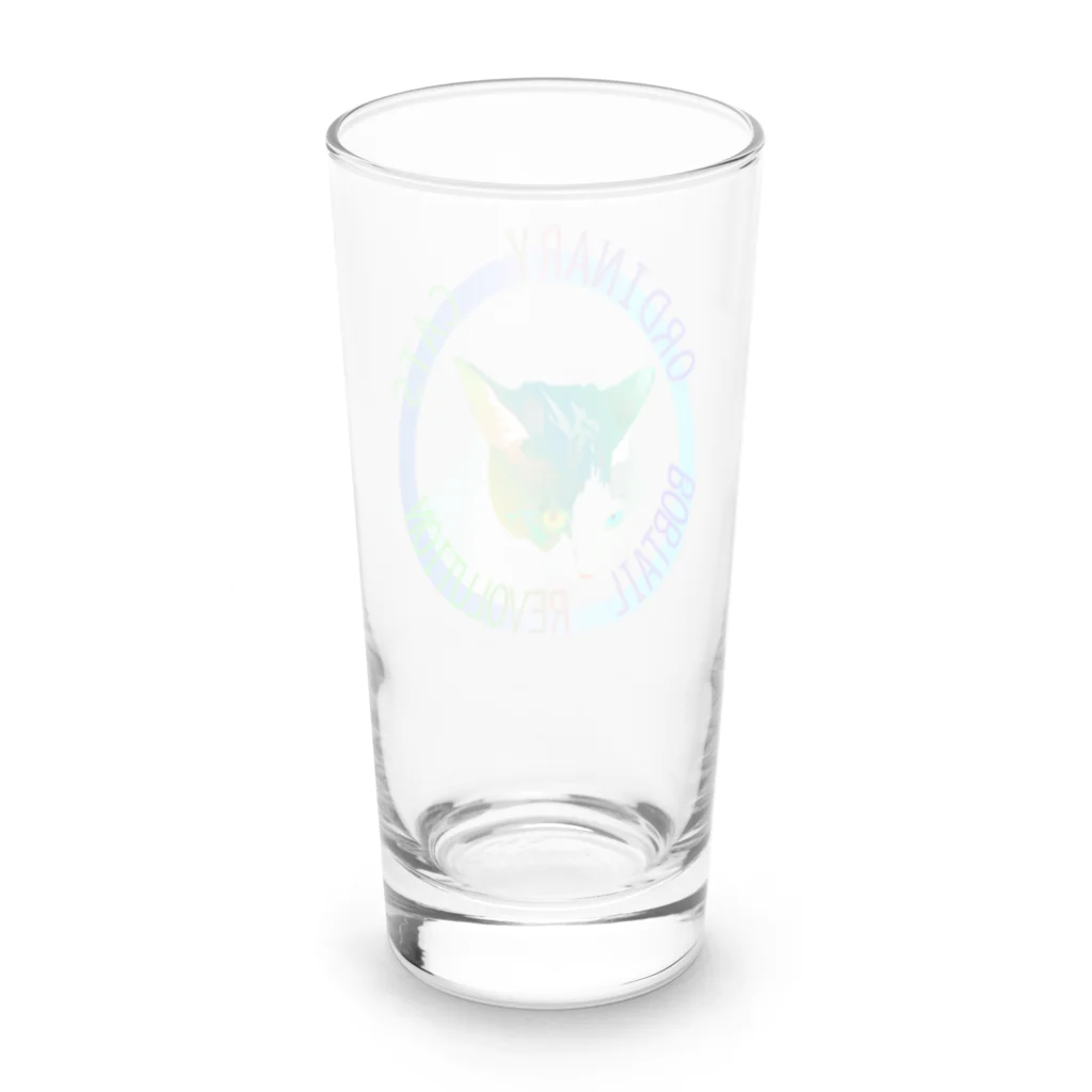 『NG （Niche・Gate）』ニッチゲート-- IN SUZURIのOrdinary Cats04h.t.(冬) Long Sized Water Glass :back