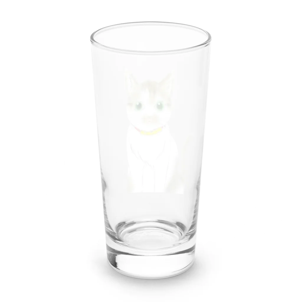 Umeno's Shopのほしころキョトン Long Sized Water Glass :back