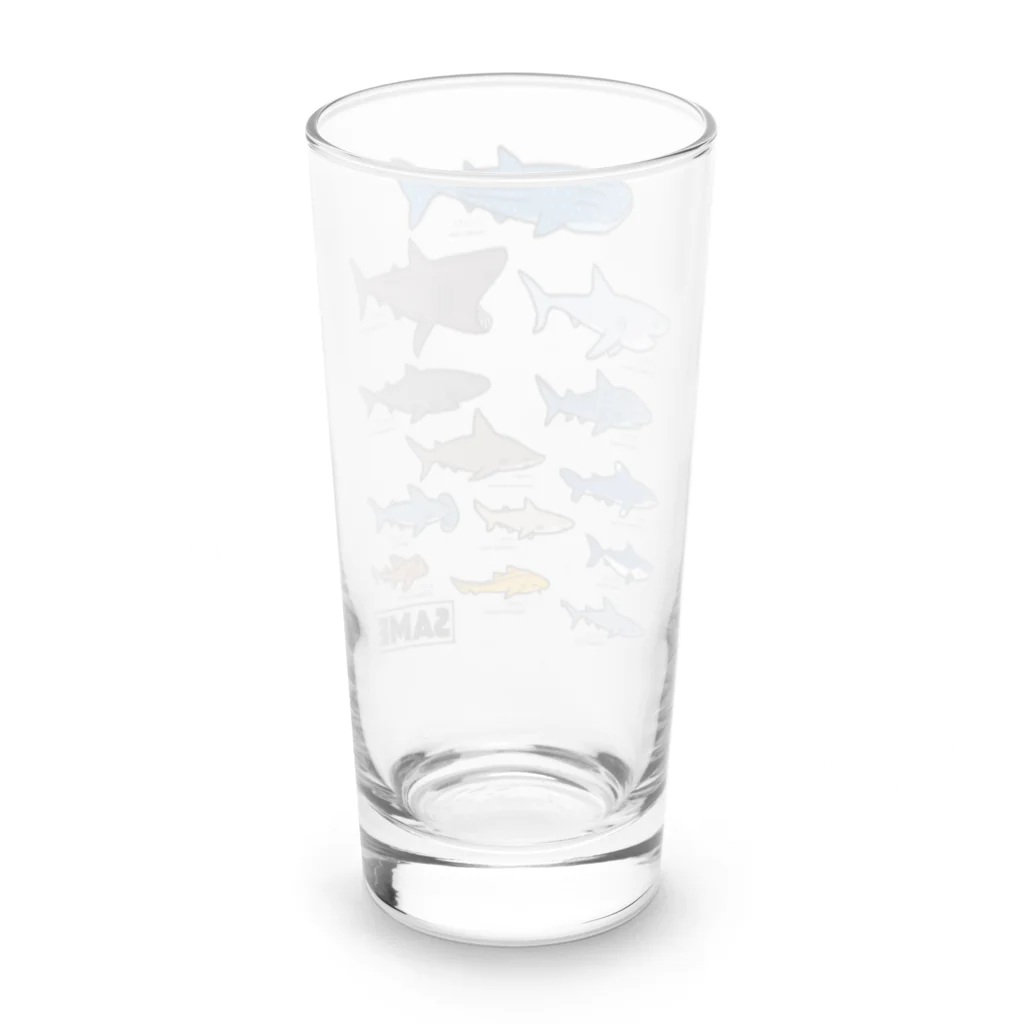 mincruのサメ図鑑 Long Sized Water Glass :back