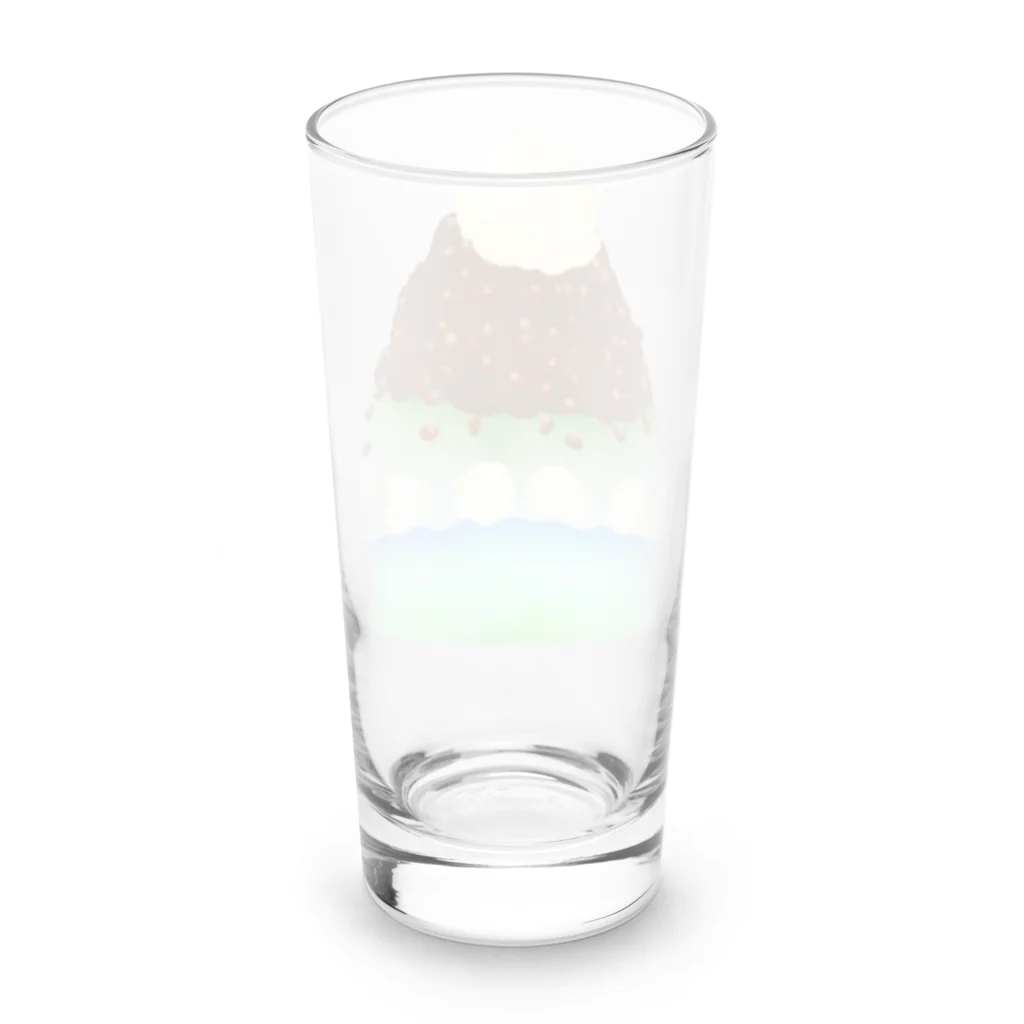 Lily bird（リリーバード）の抹茶小豆かき氷 Long Sized Water Glass :back