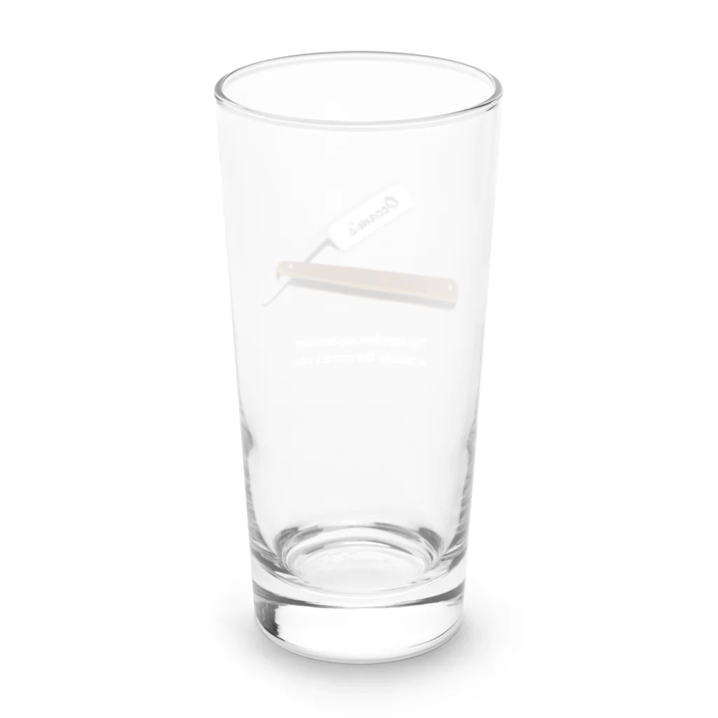 *ditech [dí:tek]のオッカムの剃刀 Long Sized Water Glass :back