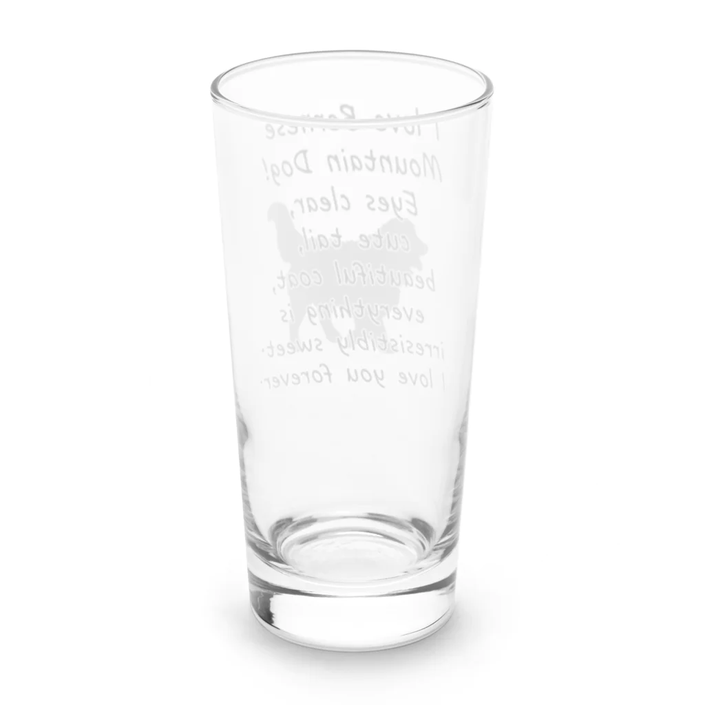 onehappinessのバーニーズ・マウンテン・ドッグ Long Sized Water Glass :back