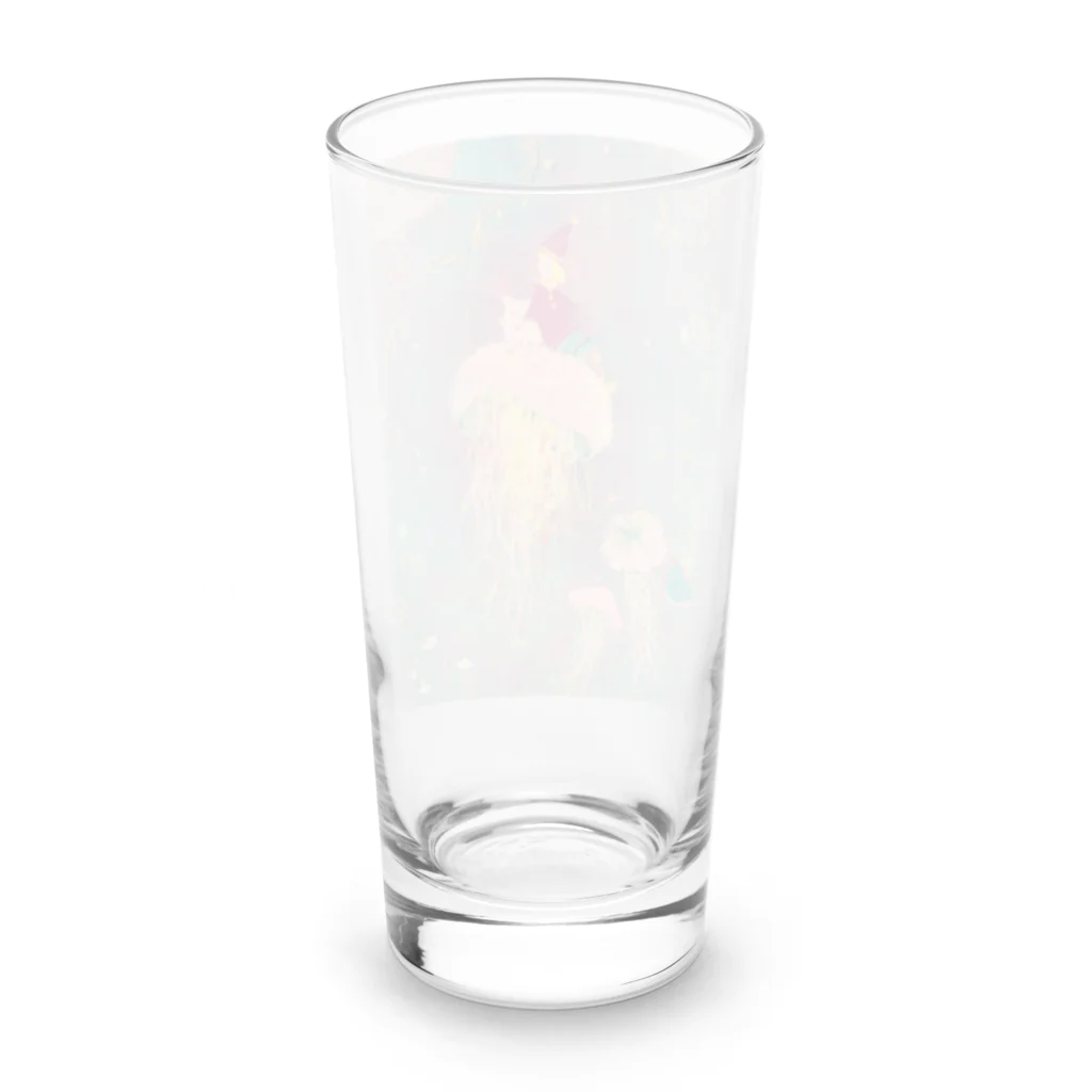 aoitsukiのクラゲさんと少年 Long Sized Water Glass :back