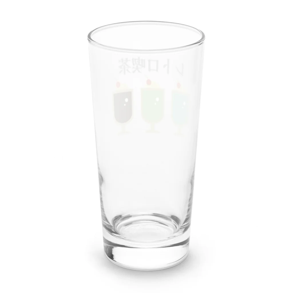 かぱさんちのレトロ喫茶-雑貨 Long Sized Water Glass :back