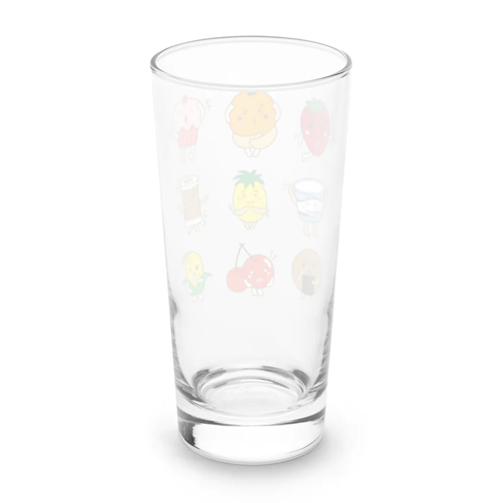 フォーヴァのおやつたーべよ Long Sized Water Glass :back