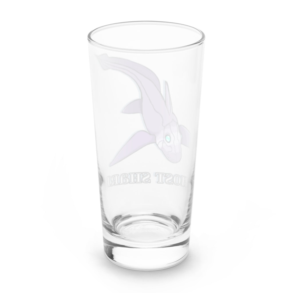 LalaHangeulのGhost Shark Long Sized Water Glass :back