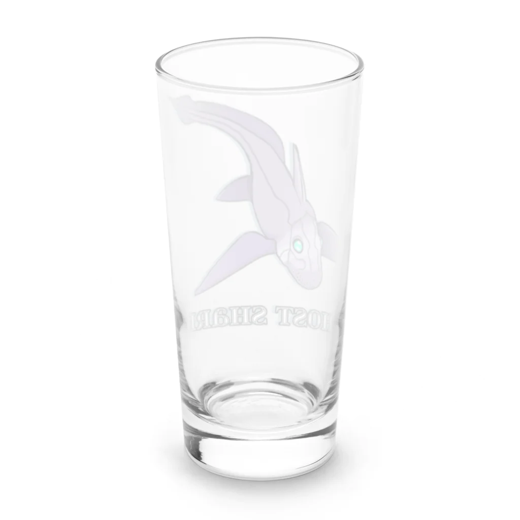 LalaHangeulのGhost Shark Long Sized Water Glass :back