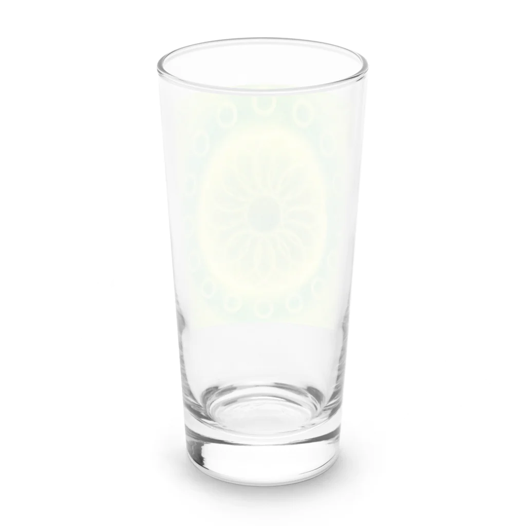 my pastel（いしはら　まさこ）の陽だまりの曼荼羅アートグッズ。 Long Sized Water Glass :back