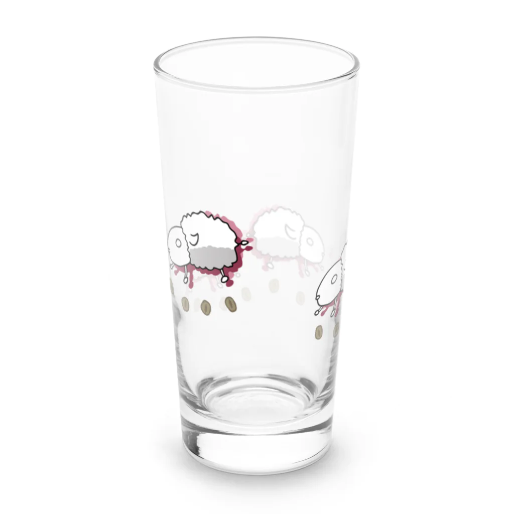 こひつじcoffeeのこひつじマーチ/こひつじcoffee Long Sized Water Glass :back