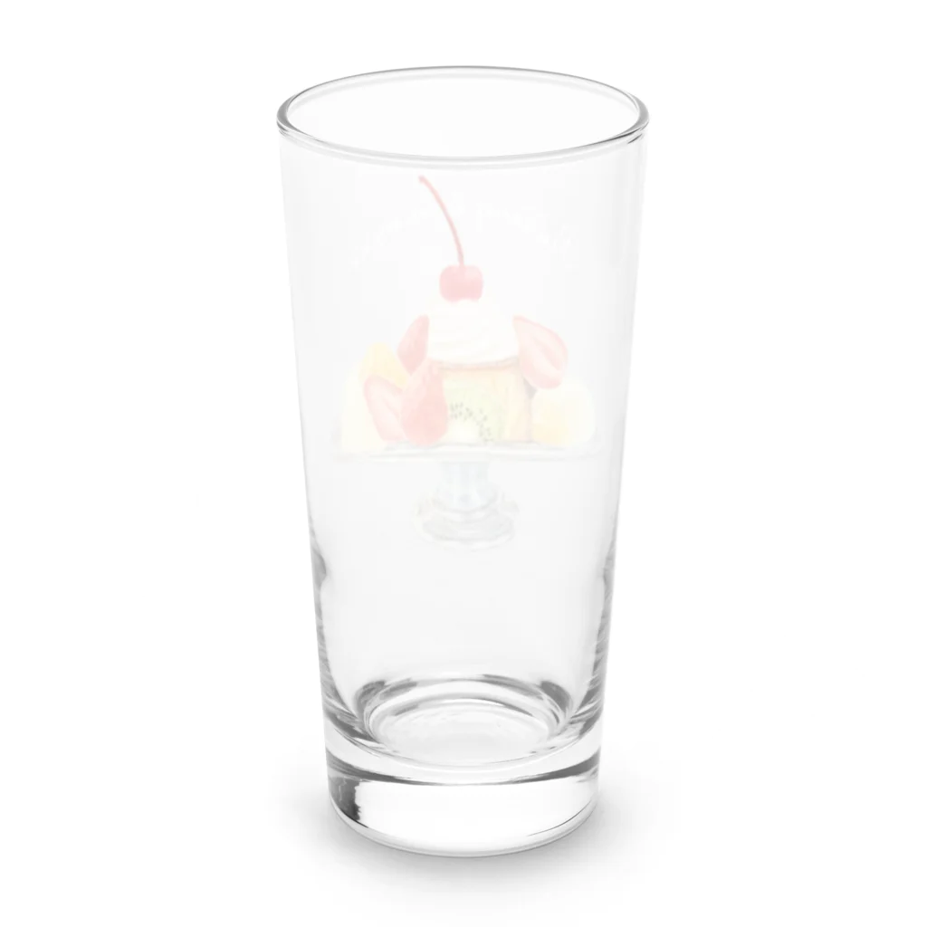 のぐちさきのプリンアラモード Long Sized Water Glass :back