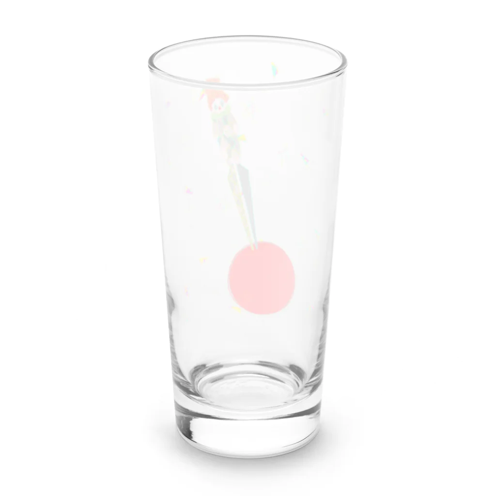 向日葵のピエロ ver.独演_CLR Long Sized Water Glass :back