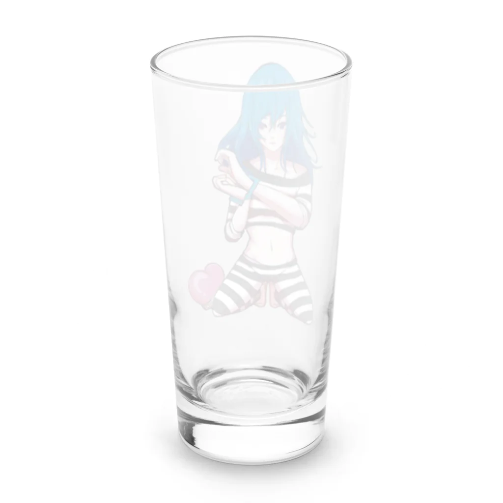 TRAVA design SHOPのSNS依存症（Twitter Ver） Long Sized Water Glass :back