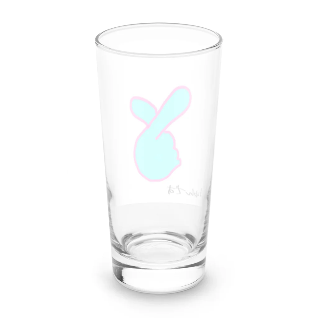 ペコりんショップのきゅんです Long Sized Water Glass :back