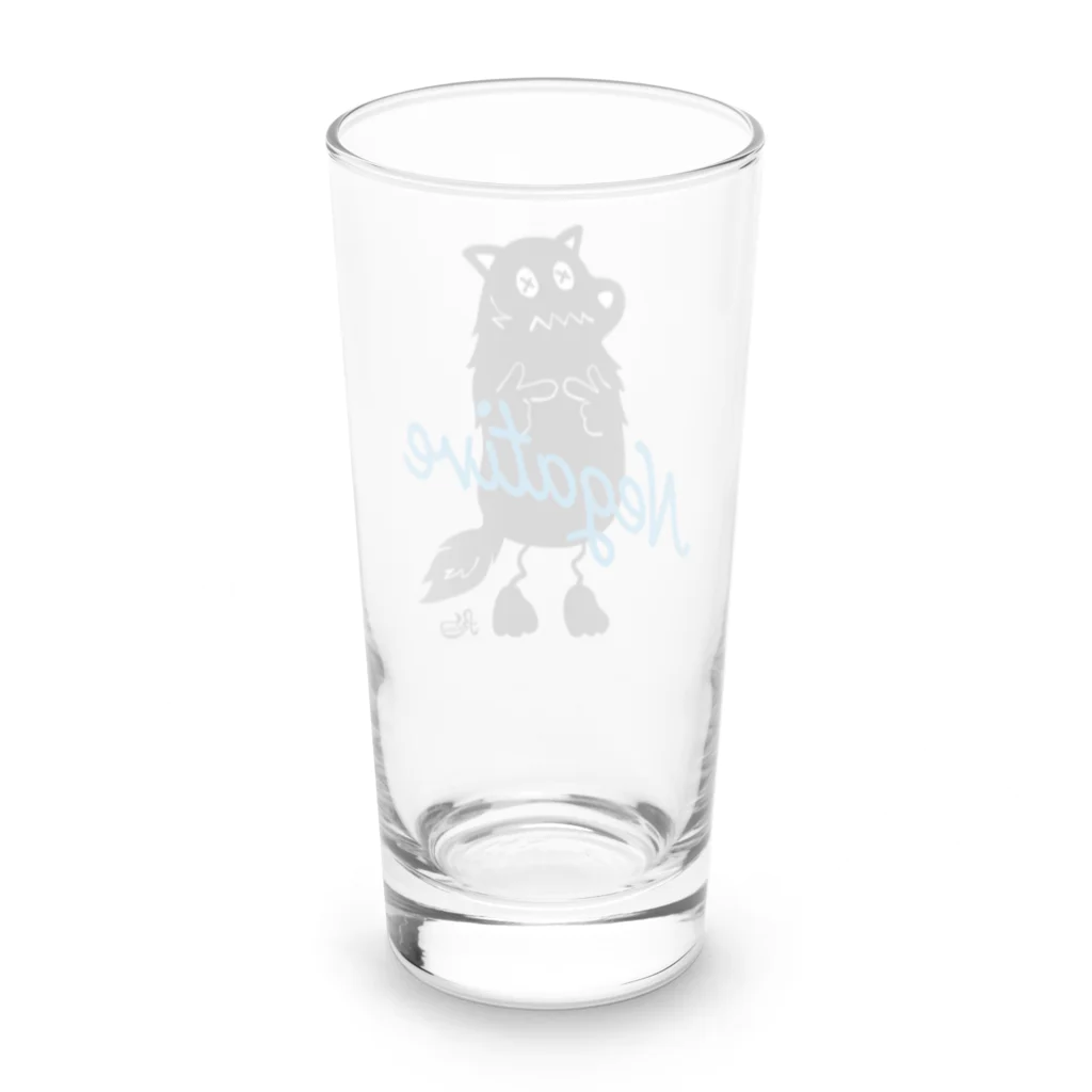 kocoon（コクーン）のネガティブ犬 Long Sized Water Glass :back