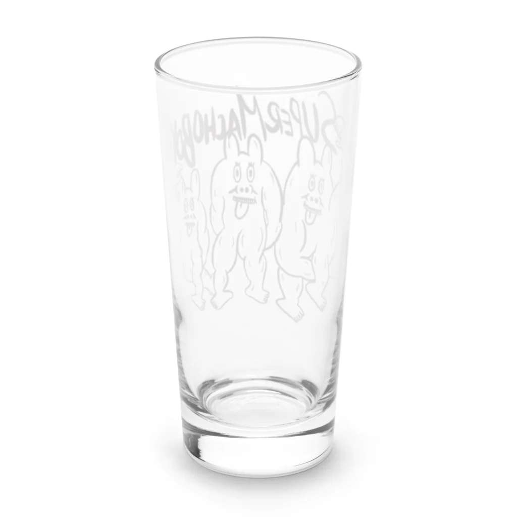 はるやんのsuper macho boys Long Sized Water Glass :back