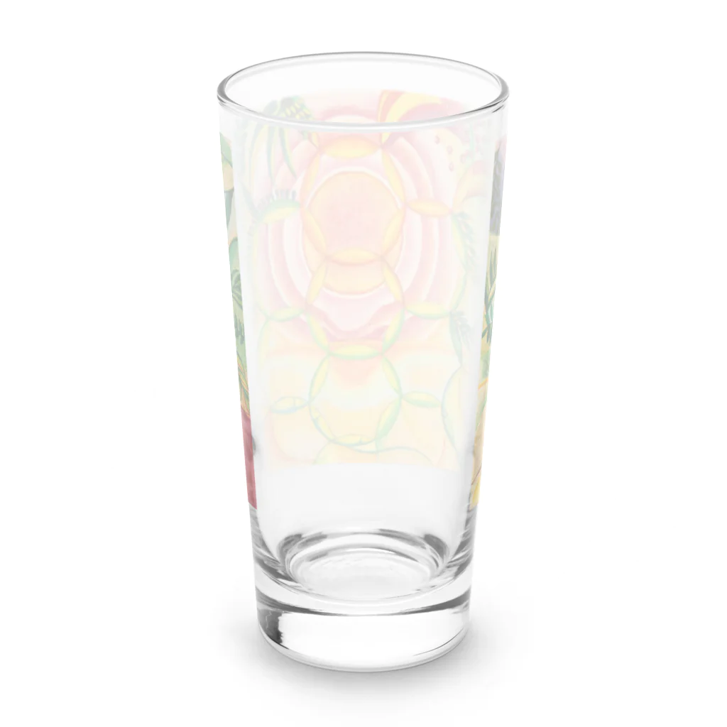 AKeikoのアマゾン河の旅・ブラジル Long Sized Water Glass :back