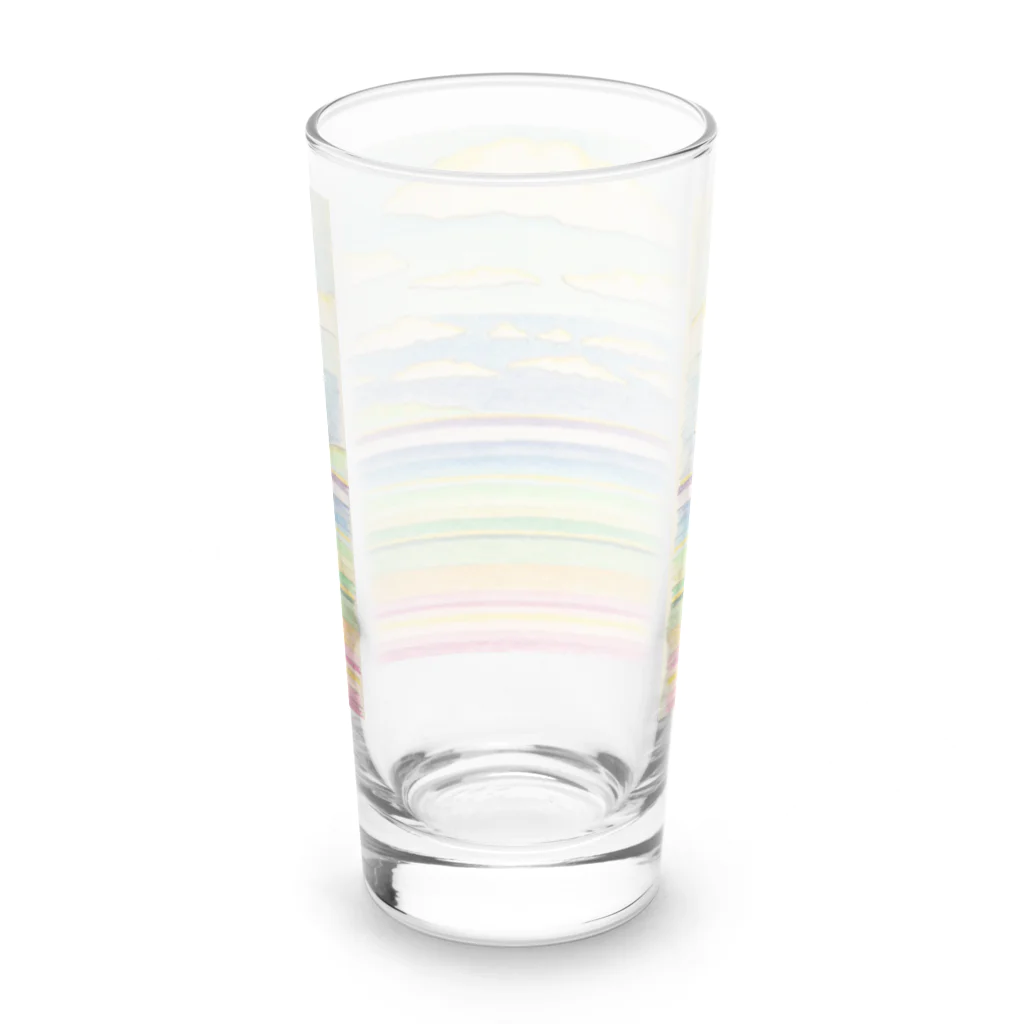 AKeikoのペルーの旅、チチカカ湖 Long Sized Water Glass :back