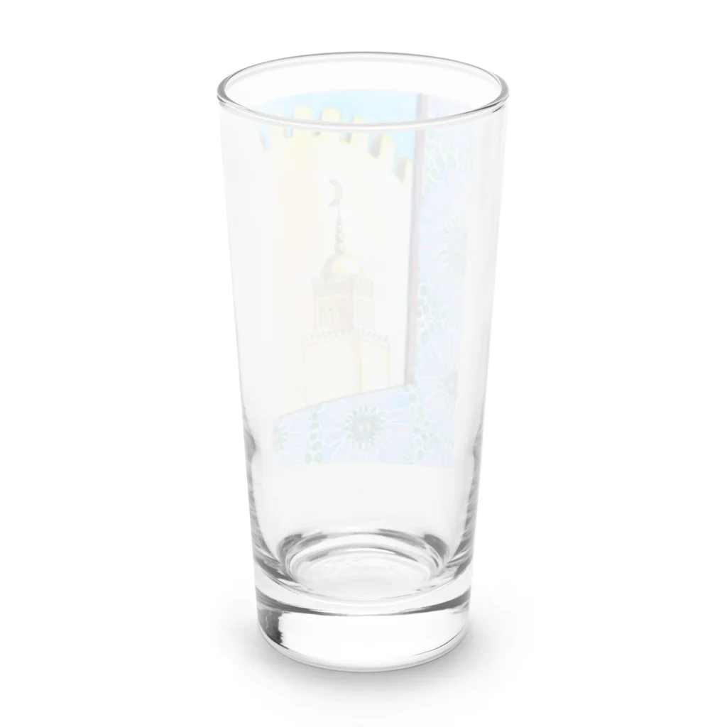 AKeikoのモロッコの旅、マラケシュ Long Sized Water Glass :back