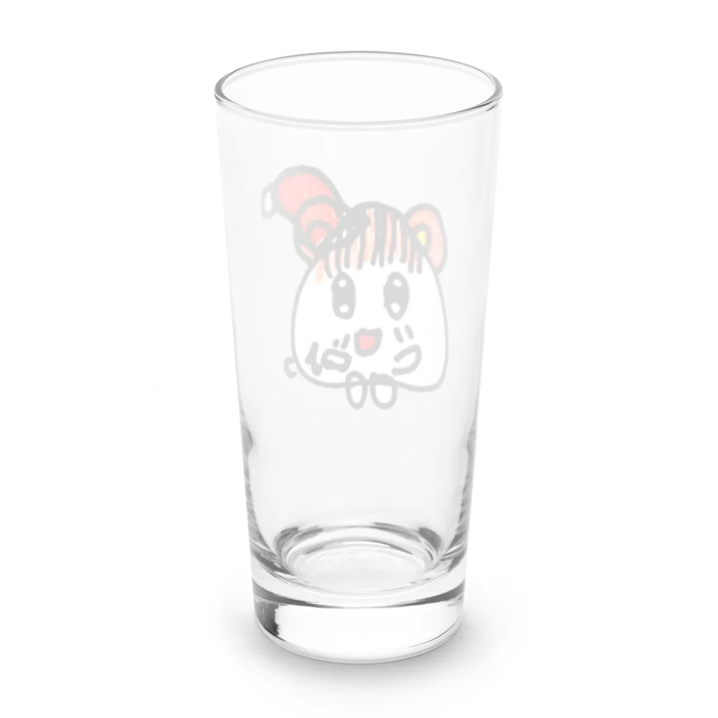 ウタハムちゃんです♪のウタハムちゃんサンタさん Long Sized Water Glass :back