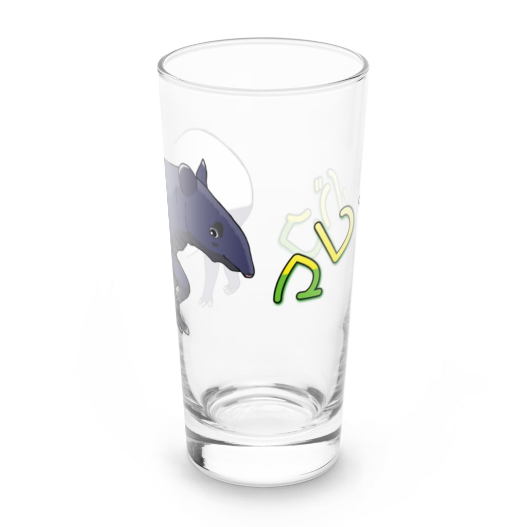LalaHangeulのマレーバク Long Sized Water Glass :back