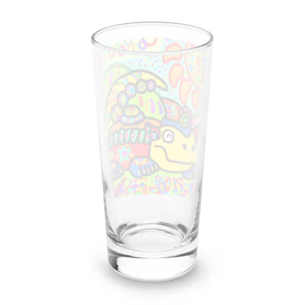 どりほぷの草食のワニ・シモスクス Long Sized Water Glass :back