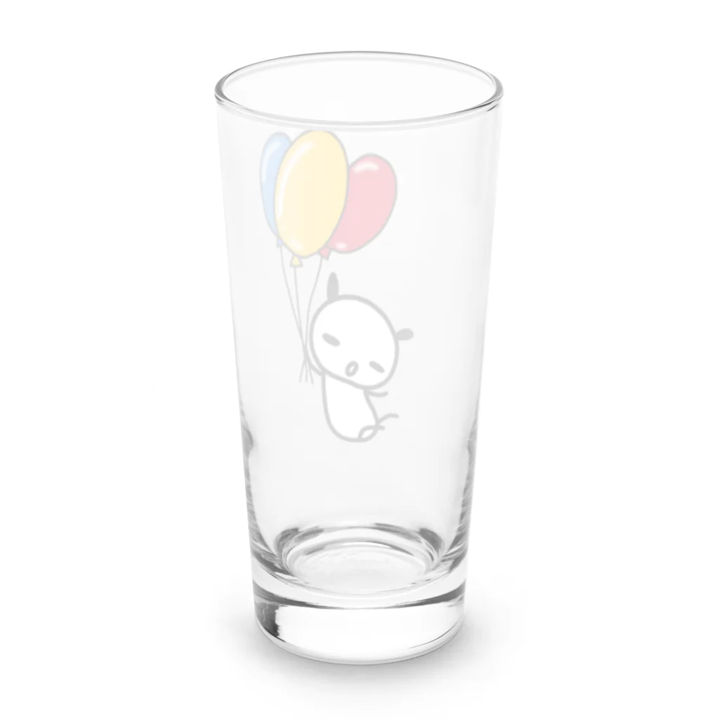 のほほん屋のパン吉とふうせん Long Sized Water Glass :back