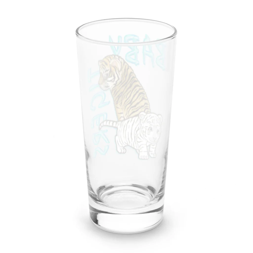 LalaHangeulのBABY TIGERS Long Sized Water Glass :back