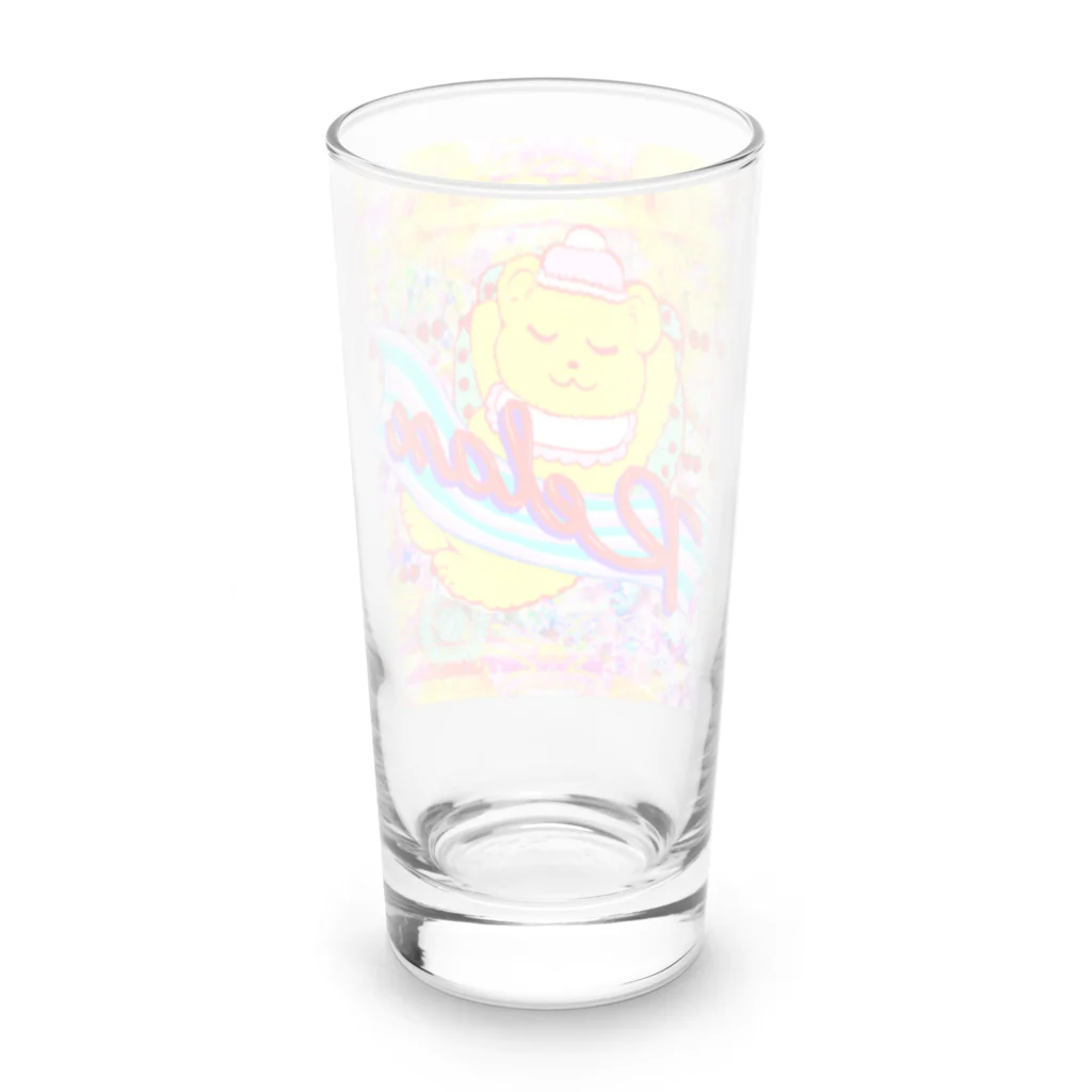 ✨🌈✨ユラクラカン🇯🇵 ✨🌈✨の🍒リラックスお昼寝ベアー🍒 Long Sized Water Glass :back