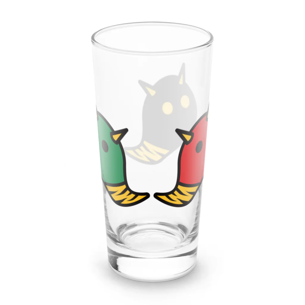 ヨープキャンが気になったのおばけの鬼 雷様ではないよ Long Sized Water Glass :back