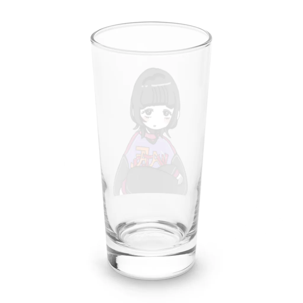 ひざの裏の店のらっぱーちゃん Long Sized Water Glass :back