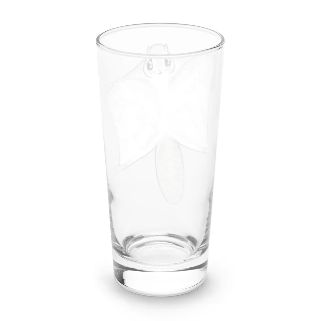 LalaHangeulのエゾモモンガさんドーン！ Long Sized Water Glass :back