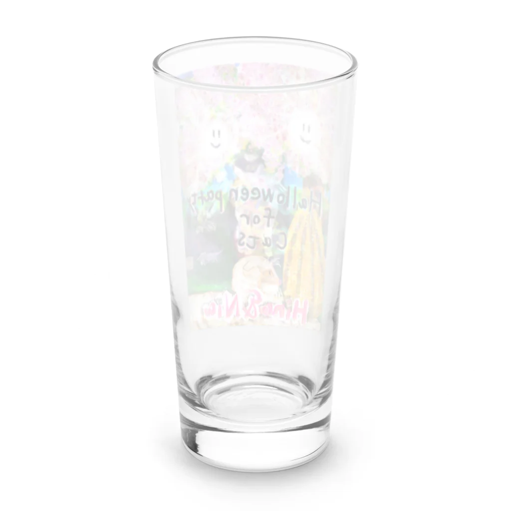 AkironBoy's_ShopのHalloween Party For Cats ‼︎ Long Sized Water Glass :back