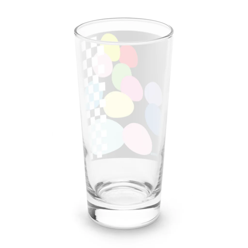 Blupiggの光の行進b Long Sized Water Glass :back