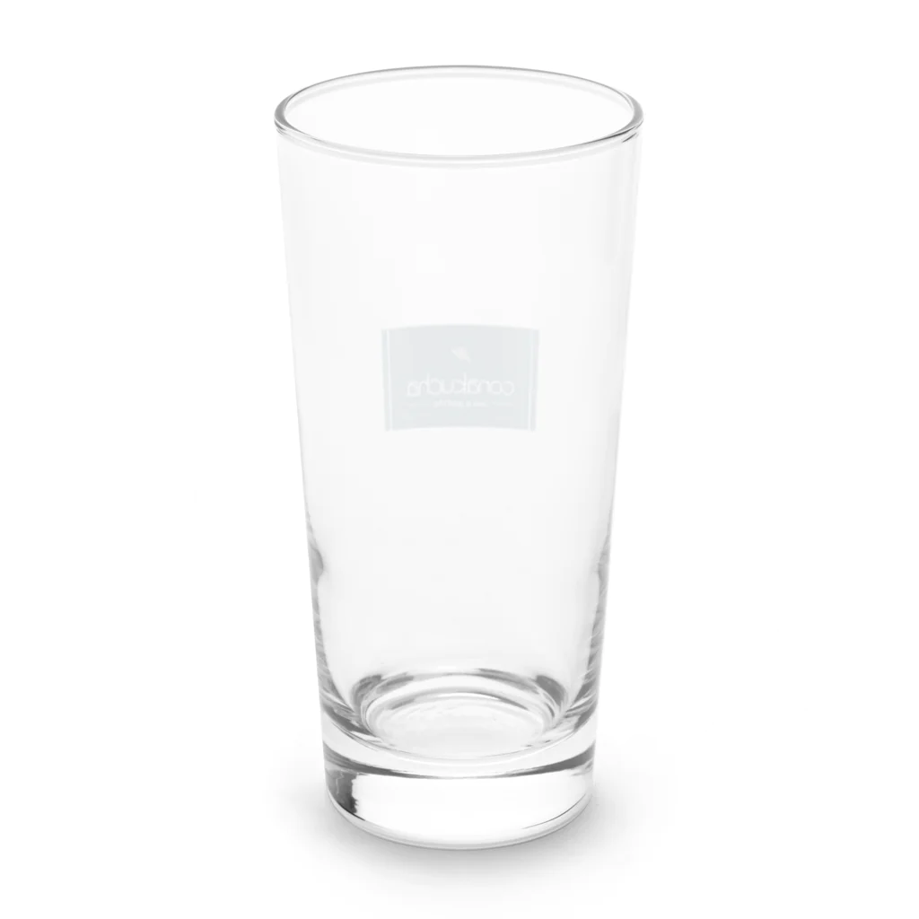 デッキ〜♪♯のconakucha(コナクチャ)ブルーグレーカラー Long Sized Water Glass :back