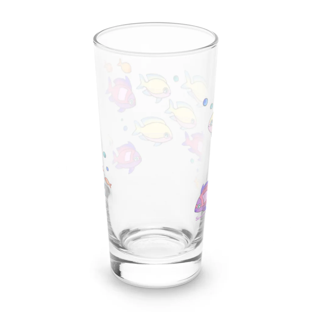 栗坊屋のスミレナガハナダイ Long Sized Water Glass :back